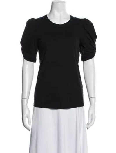 Pre-owned A.l.c Crew Neck Short Sleeve Top In Blue