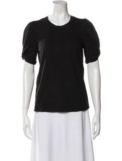 Pre-owned A.l.c Crew Neck Short Sleeve Top In Gray