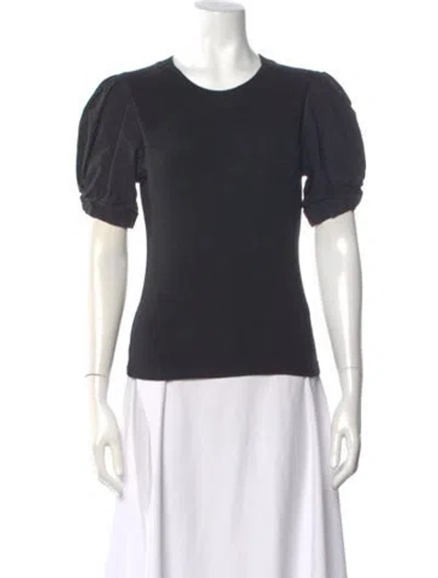 Pre-owned A.l.c Crew Neck Short Sleeve Top In Gray