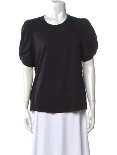 Pre-owned A.l.c Crew Neck Short Sleeve Top In Grey