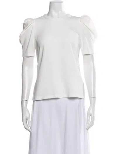 Pre-owned A.l.c Crew Neck Short Sleeve Top In Neutral