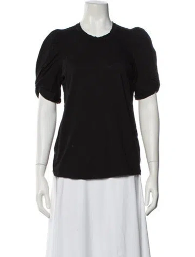 Pre-owned A.l.c Crew Neck Short Sleeve T-shirt In Black