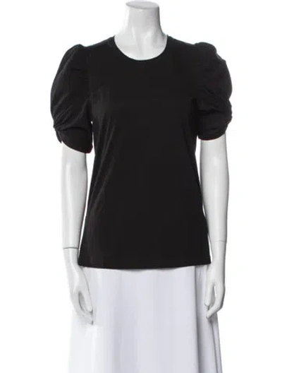 Pre-owned A.l.c Crew Neck Short Sleeve T-shirt In Black