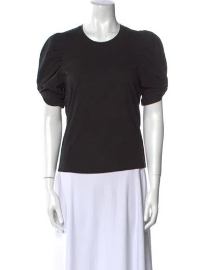 Pre-owned A.l.c Crew Neck Short Sleeve T-shirt In Black