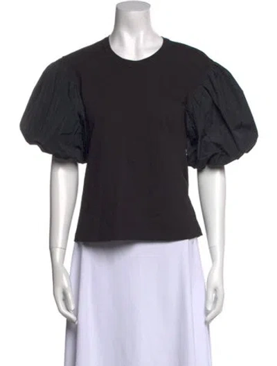 Pre-owned A.l.c Crew Neck Short Sleeve T-shirt In Black