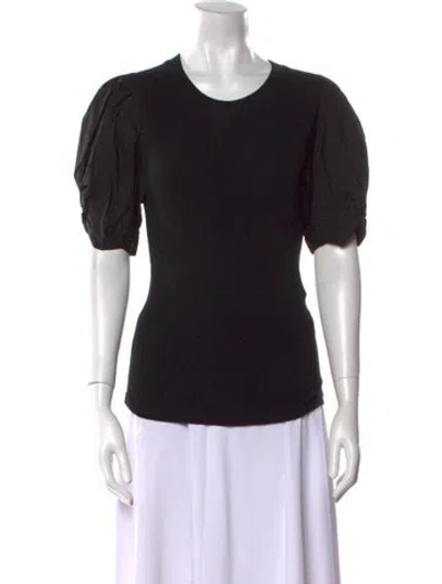 Pre-owned A.l.c Crew Neck Short Sleeve T-shirt In Black