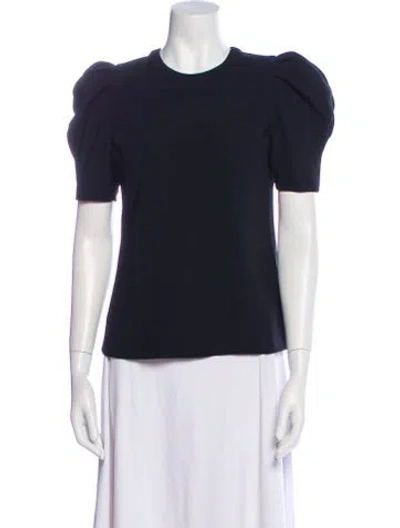 Pre-owned A.l.c Crew Neck Short Sleeve T-shirt In Black