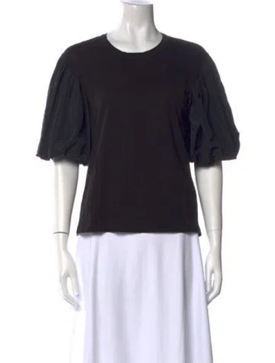 Pre-owned A.l.c Crew Neck Short Sleeve T-shirt In Black