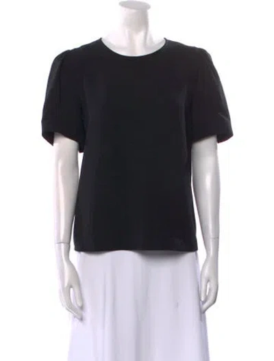 Pre-owned A.l.c Crew Neck Short Sleeve T-shirt In Black