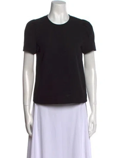 Pre-owned A.l.c Crew Neck Short Sleeve T-shirt In Black