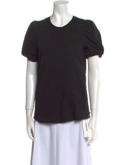 Pre-owned A.l.c Crew Neck Short Sleeve T-shirt In Black