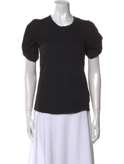 Pre-owned A.l.c Crew Neck Short Sleeve T-shirt In Black