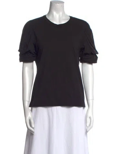 Pre-owned A.l.c Crew Neck Short Sleeve T-shirt In Black