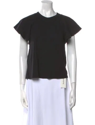 Pre-owned A.l.c Crew Neck Short Sleeve T-shirt In Black