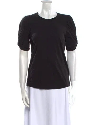 Pre-owned A.l.c Crew Neck Short Sleeve T-shirt In Black