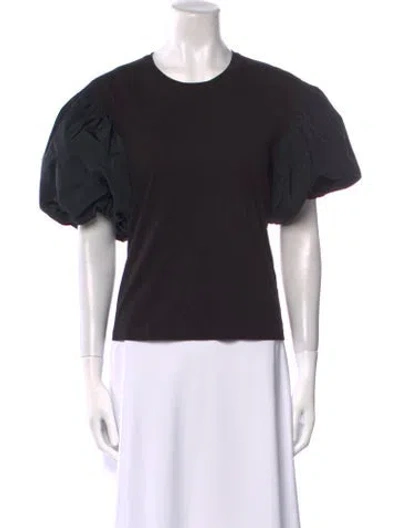 Pre-owned A.l.c Crew Neck Short Sleeve T-shirt In Black