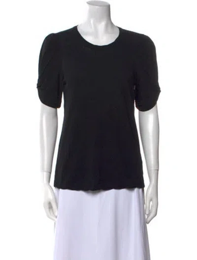 Pre-owned A.l.c Crew Neck Short Sleeve T-shirt In Black