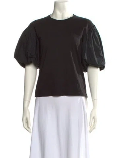 Pre-owned A.l.c Crew Neck Short Sleeve T-shirt In Black