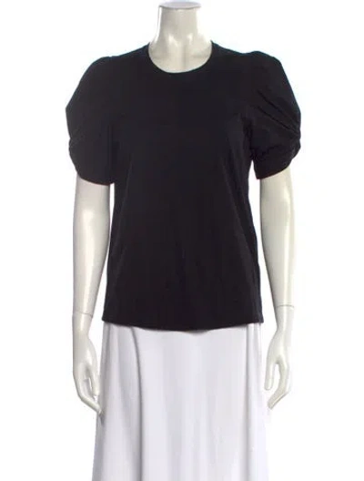 Pre-owned A.l.c Crew Neck Short Sleeve T-shirt In Black