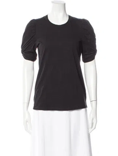 Pre-owned A.l.c Crew Neck Short Sleeve T-shirt In Black