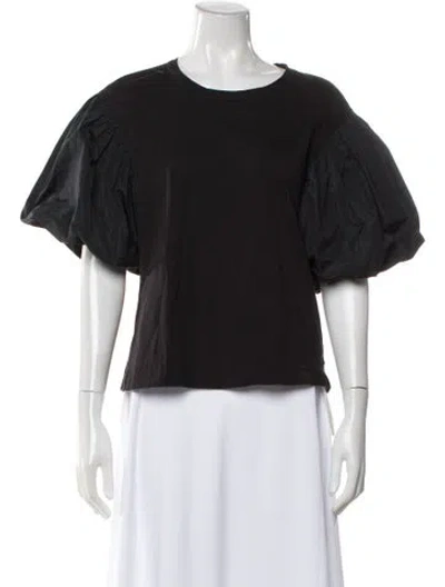 Pre-owned A.l.c Crew Neck Short Sleeve T-shirt In Black