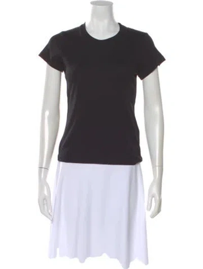 Pre-owned A.l.c Crew Neck Short Sleeve T-shirt In Black
