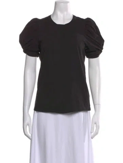Pre-owned A.l.c Crew Neck Short Sleeve T-shirt In Black
