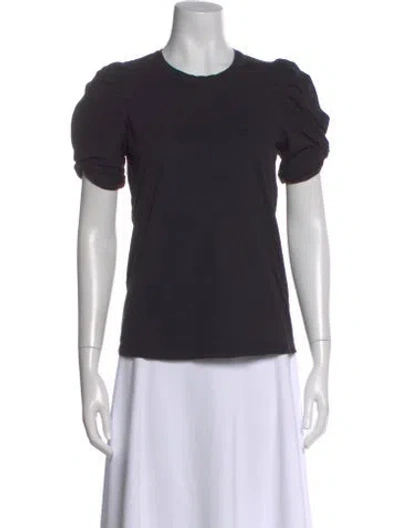 Pre-owned A.l.c Crew Neck Short Sleeve T-shirt In Black