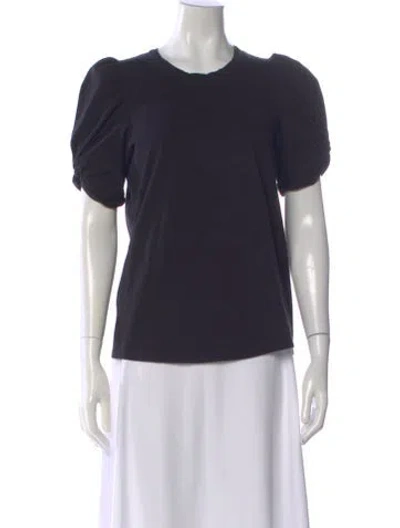 Pre-owned A.l.c Crew Neck Short Sleeve T-shirt In Black