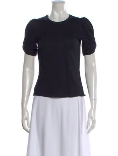 Pre-owned A.l.c Crew Neck Short Sleeve T-shirt In Black