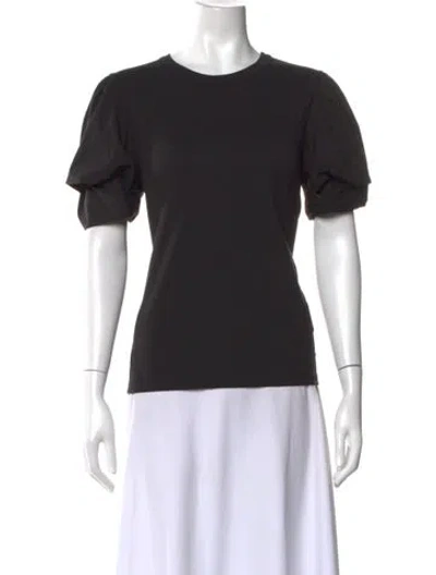 Pre-owned A.l.c Crew Neck Short Sleeve T-shirt In Black