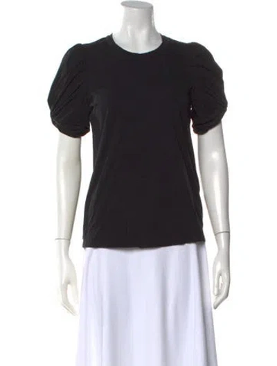 Pre-owned A.l.c Crew Neck Short Sleeve T-shirt In Black