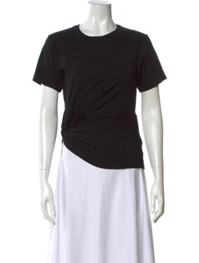 Pre-owned A.l.c Crew Neck Short Sleeve T-shirt In Black