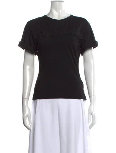 Pre-owned A.l.c Crew Neck Short Sleeve T-shirt In Black