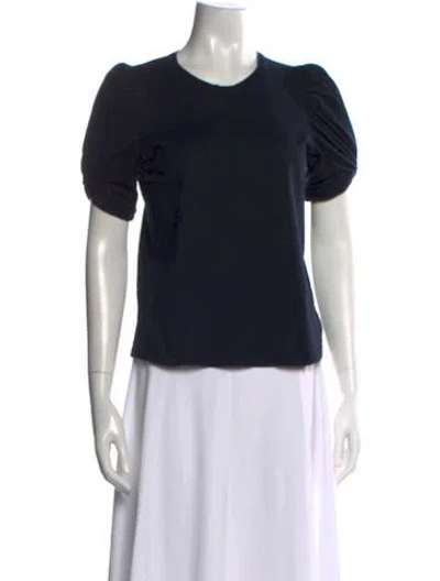 Pre-owned A.l.c Crew Neck Short Sleeve T-shirt In Black