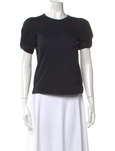 Pre-owned A.l.c Crew Neck Short Sleeve T-shirt In Black