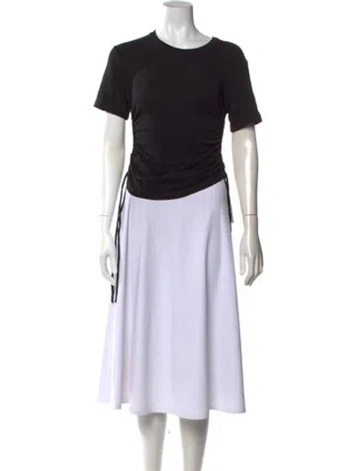 Pre-owned A.l.c Crew Neck Short Sleeve T-shirt In Black