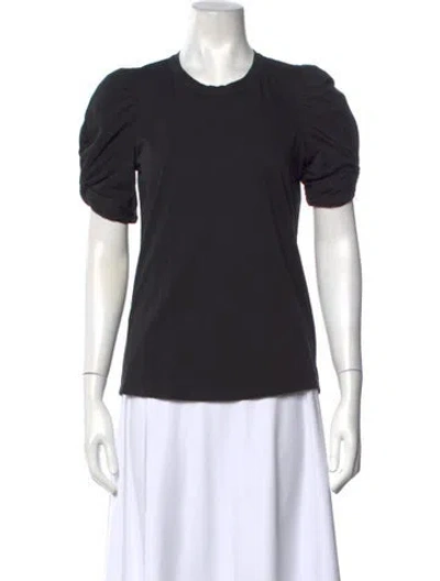 Pre-owned A.l.c Crew Neck Short Sleeve T-shirt In Black