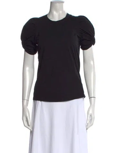 Pre-owned A.l.c Crew Neck Short Sleeve T-shirt In Black