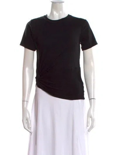 Pre-owned A.l.c Crew Neck Short Sleeve T-shirt In Black
