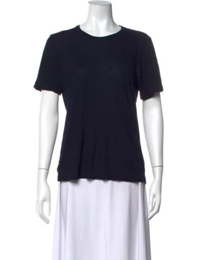 Pre-owned A.l.c Crew Neck Short Sleeve T-shirt In Black
