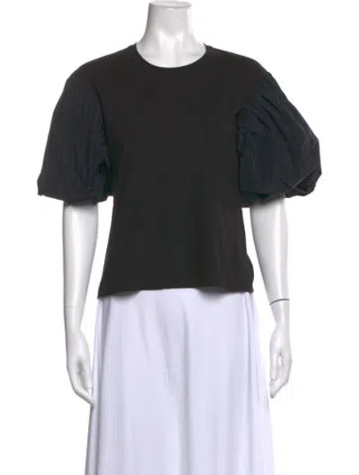 Pre-owned A.l.c Crew Neck Short Sleeve T-shirt In Black