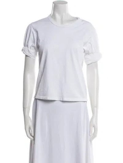 Pre-owned A.l.c Crew Neck Short Sleeve T-shirt In Blue