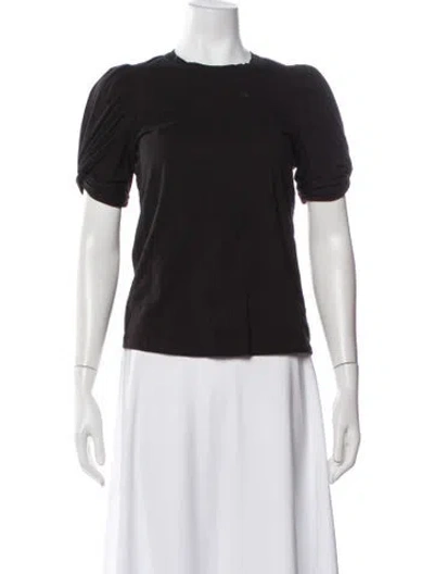 Pre-owned A.l.c Crew Neck Short Sleeve T-shirt In Brown