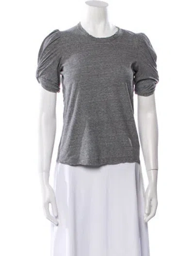 Pre-owned A.l.c Crew Neck Short Sleeve T-shirt In Gray