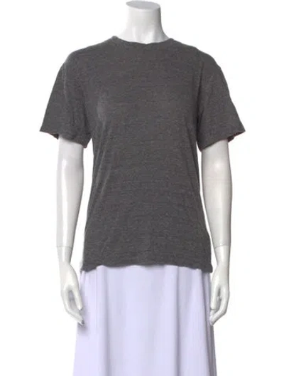 Pre-owned A.l.c Crew Neck Short Sleeve T-shirt In Gray