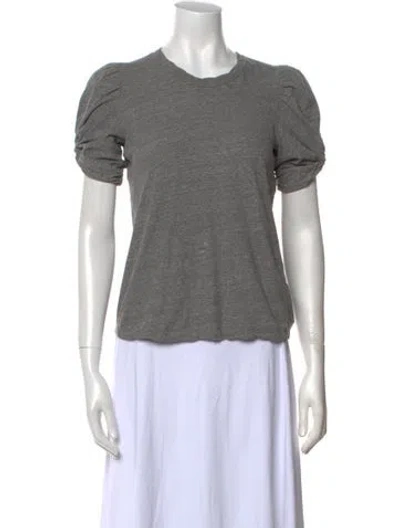 Pre-owned A.l.c Crew Neck Short Sleeve T-shirt In Gray