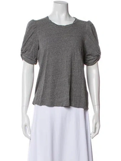 Pre-owned A.l.c Crew Neck Short Sleeve T-shirt In Gray