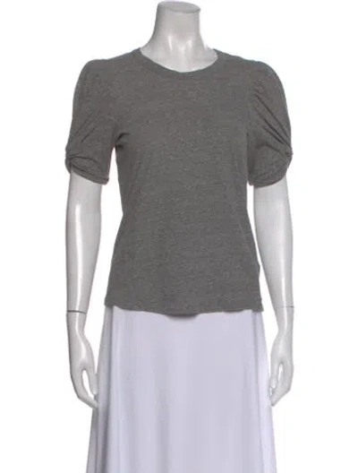 Pre-owned A.l.c Crew Neck Short Sleeve T-shirt In Gray