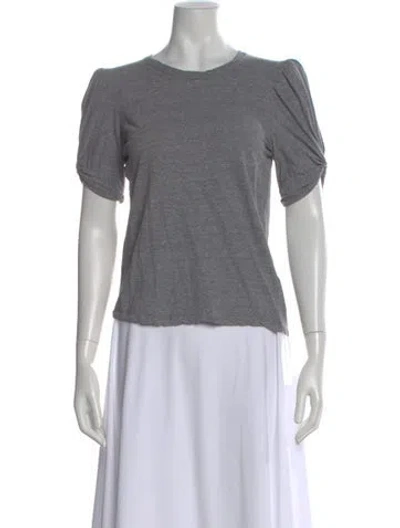 Pre-owned A.l.c Crew Neck Short Sleeve T-shirt In Gray